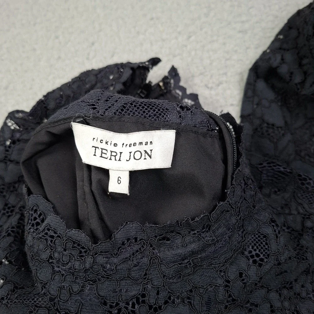 Teri Jon Rickie Freeman Size 6 Top Sz 4 Skirt 2 Piece Lace Whimsigoth Set
